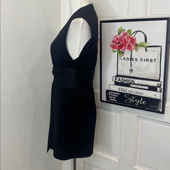 Maje Black Tie Waist Romper Size 38/M - Picture 7 of 10